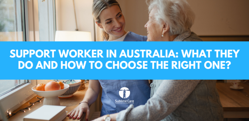 connecting with support worker in australia